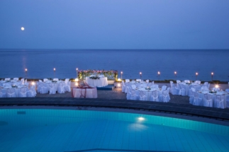 Taormina beach wedding